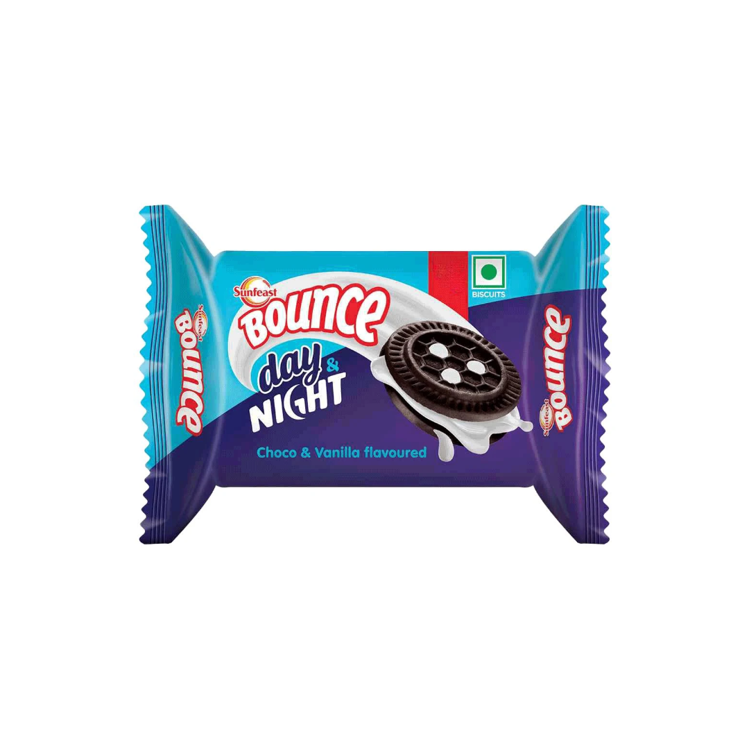 SUNFEAST BOUNEC DAY & NIGHT CHOCO & VANILLA FLAVOURED 32GM MRP-5/-