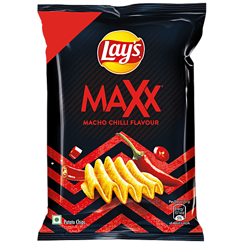 LAYS MAXX MACHO CHILLI FLAVOUR 34GM
