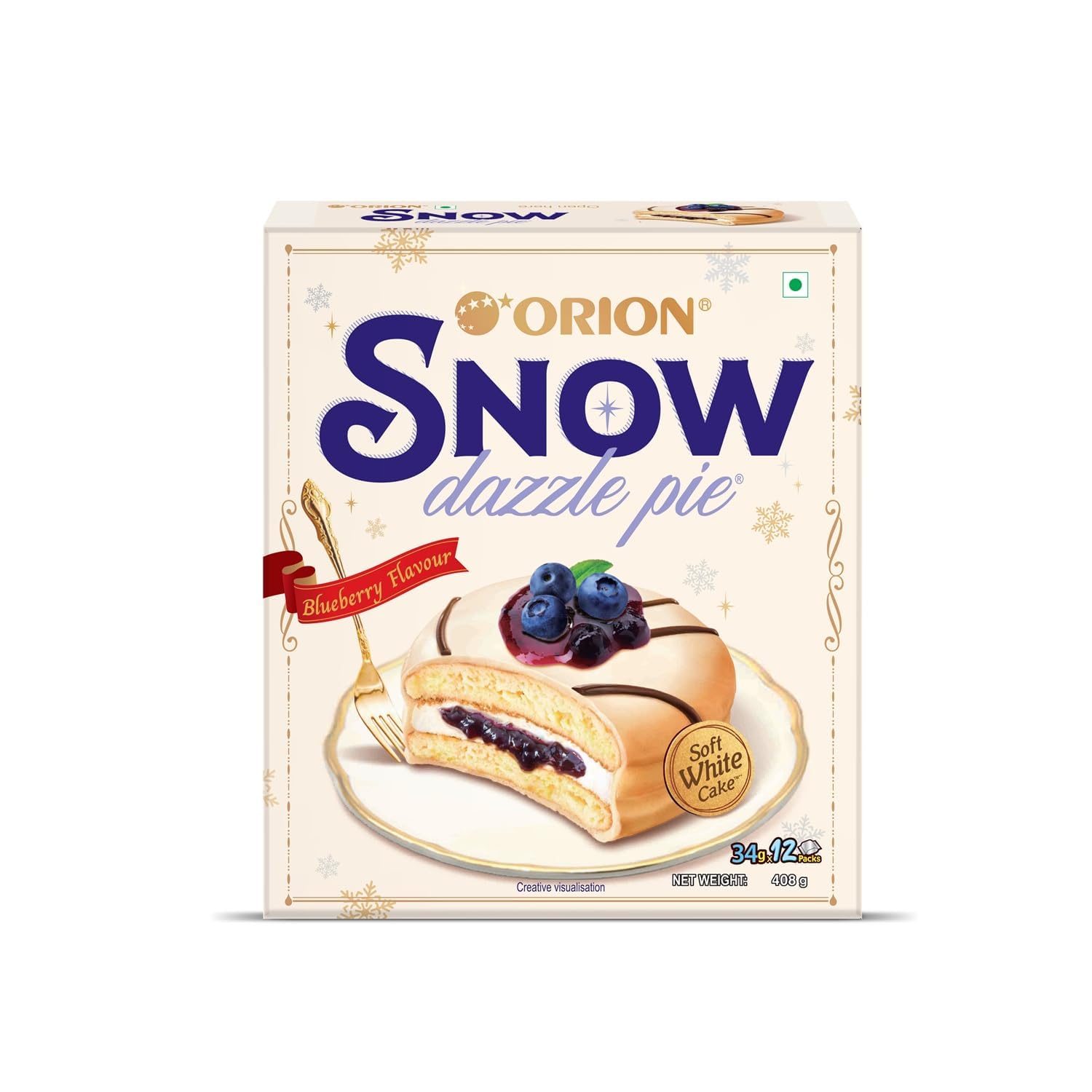 ORION SNOW BLUEBERRY DAZZLE PIE 34GM