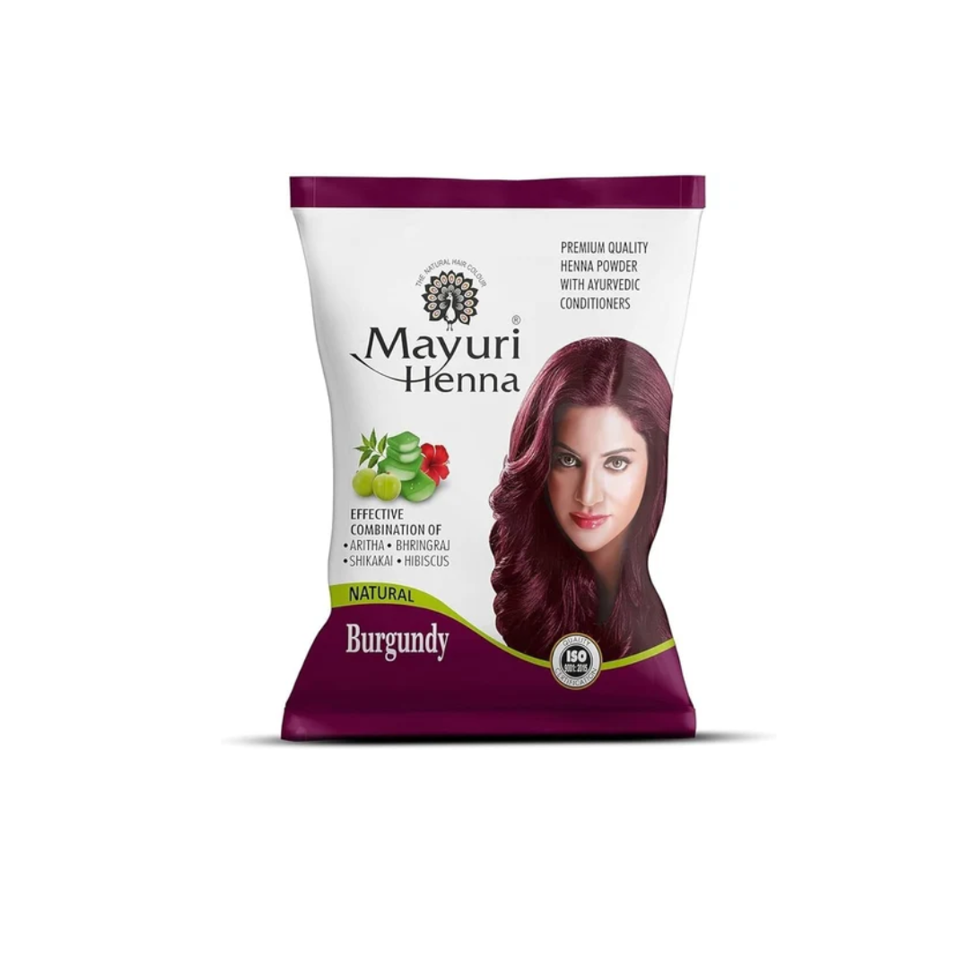 MAYURI HENNA NATURAL BURGUNDY 30GM