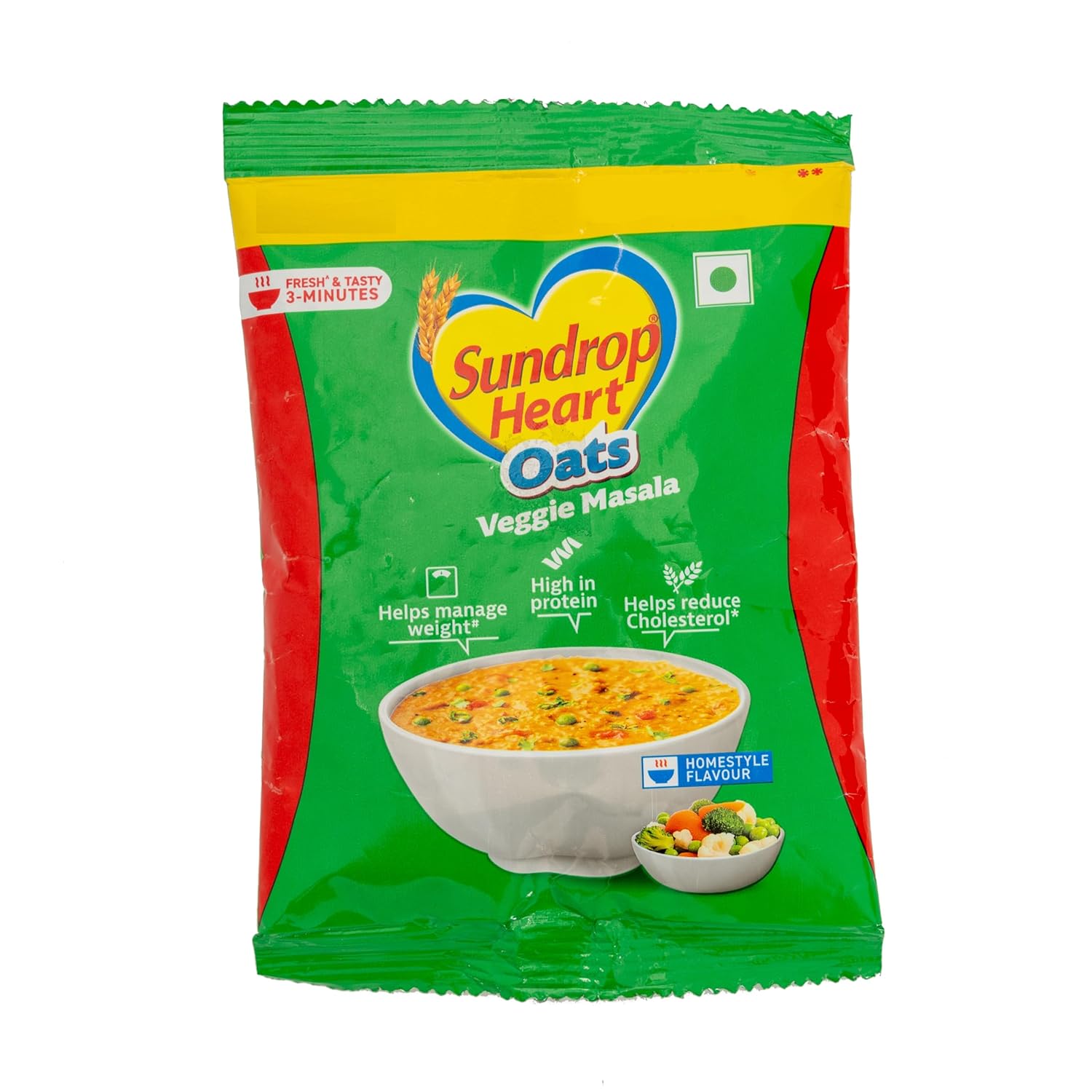 SUNDROP HEART OATS VEGGIE MASALA 38GM