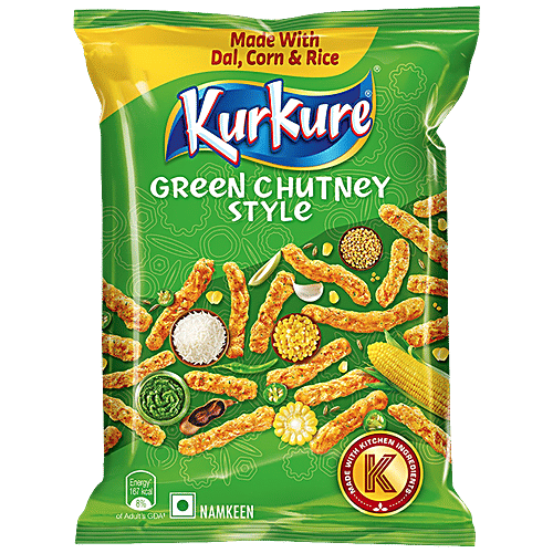 KURKURE GREEN CHUTNEY STYLE NAMKEEN 35GM