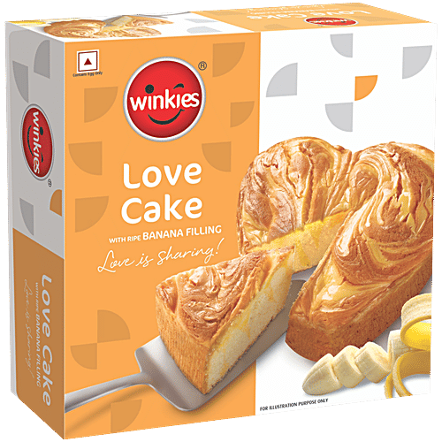 WINKIES LOVE CAKE BANANA FILLING 400GM