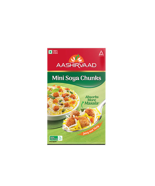 AASHIRVAAD MIINI SOYA CHUNKS 40GM