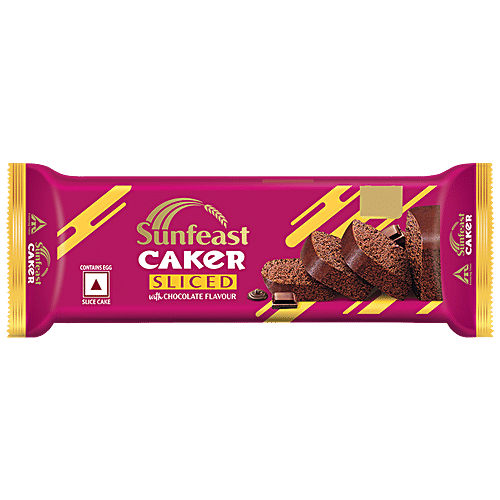 SUNFEAST CAKER SLICED CHOCOLATE FLV 42GM