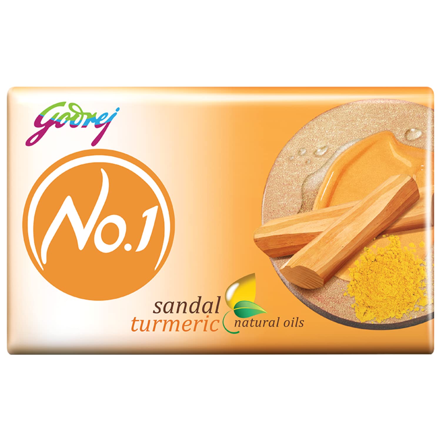 GODREJ NO.1 SANDAL TURMERIC NATURAL OIL SOAP 47GM
