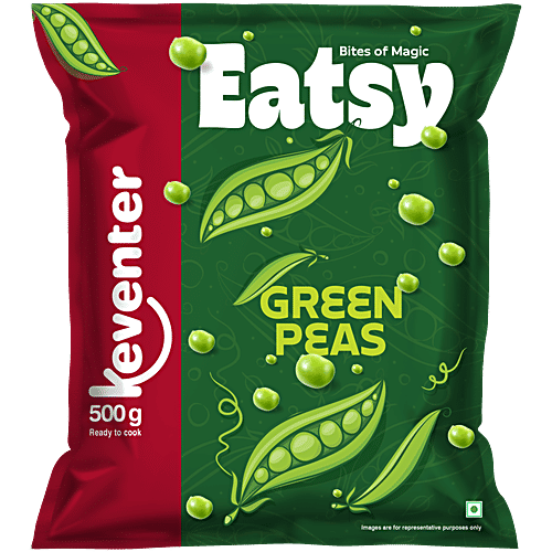 KEVENTER GREEN PEAS 500GM MRP-140/-