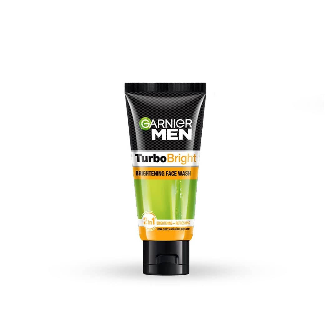 GARNIER MEN TURBO BRIGHT FACE WASH 50GM