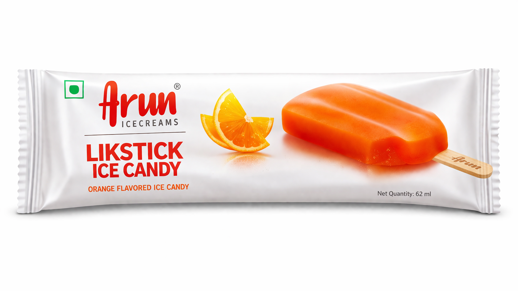 ARUN LIKSTICK ORANGE ICE CANDY 50ML