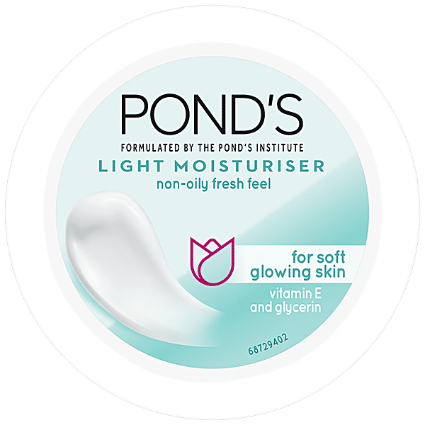 PONDS LIGHT MOISTURER FOR SOFT GLOWING SKIN 50ML MRP-105/-