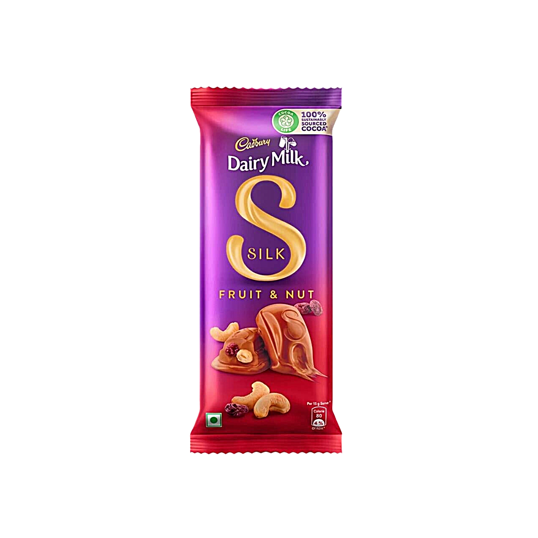 CADBURY DM SILK FRUIT & NUT 60GM