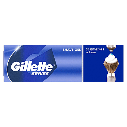 GILLETTE SENSITIVE SKIN SHAVE GEL 60GM