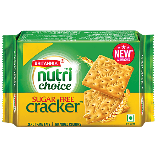 BRITANNIA NUTRI CHOICE SUGAR FREE CRACKER 67GM