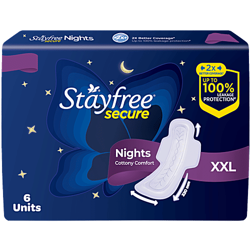 STAYFREE SECURE NIGHTS XXXL 6 UNITS