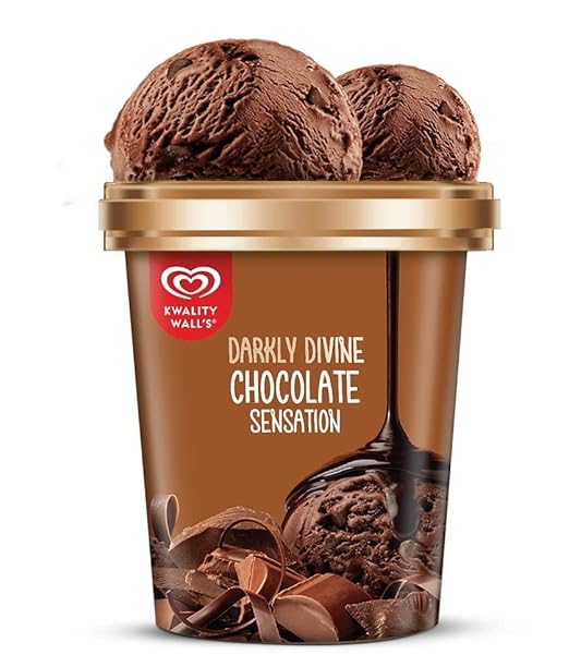 KWALITY WALLS DARKLY DIVINE CHOCOLATE TUB 700ML