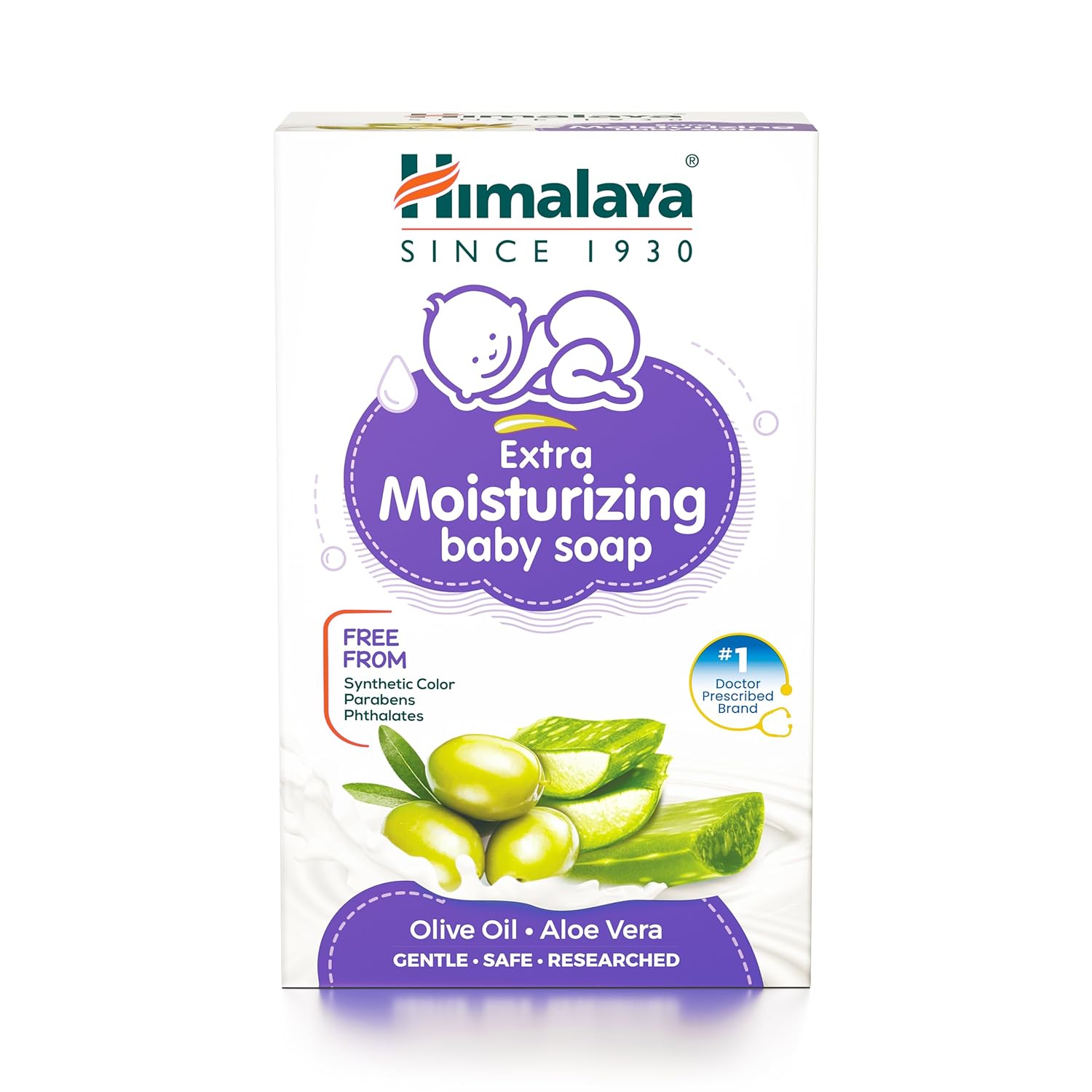 HIMALAYA MOISTURIZING BABY SOAP ALOE VERA 75GM