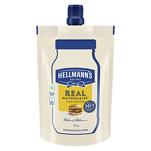 HELLMANNS REAL MAYONNAISE 85GM MRP-40/-