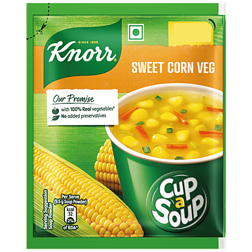 KNORR SWEET CORN VEG SOUP 9.5GM