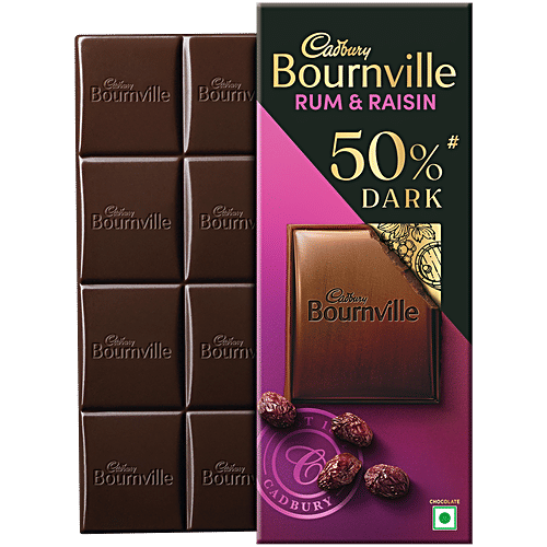 CADBURY BOURNVILLE RUM & RAISIN 80GM MRP-110/-