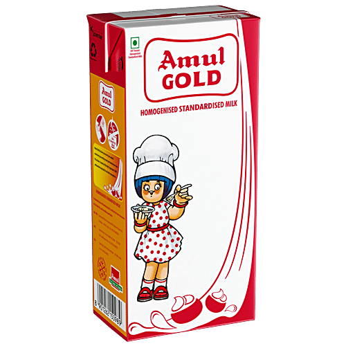 AMUL GOLD HOMOGENISED TONE MILK 500ML