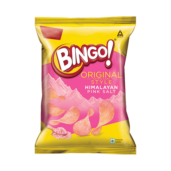 BINGO ORIGINAL HIMALAYAN PINK SALT POTATO CHIPS 21.4GM