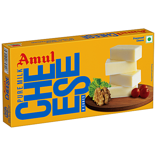 AMUL PURE MILK CHEESE 8 CUBES 200GM