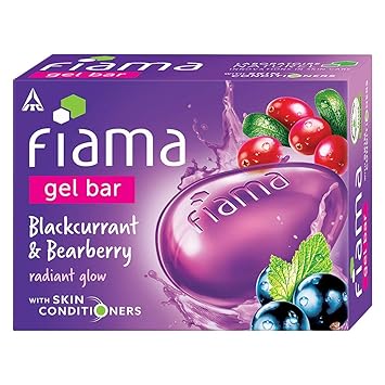 FIAMA GEL BAR BLACKCURRANT & BEARBERRY 125GM