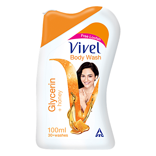 VIVEL GLYCERIN +HONEY BODY WASH 100ml