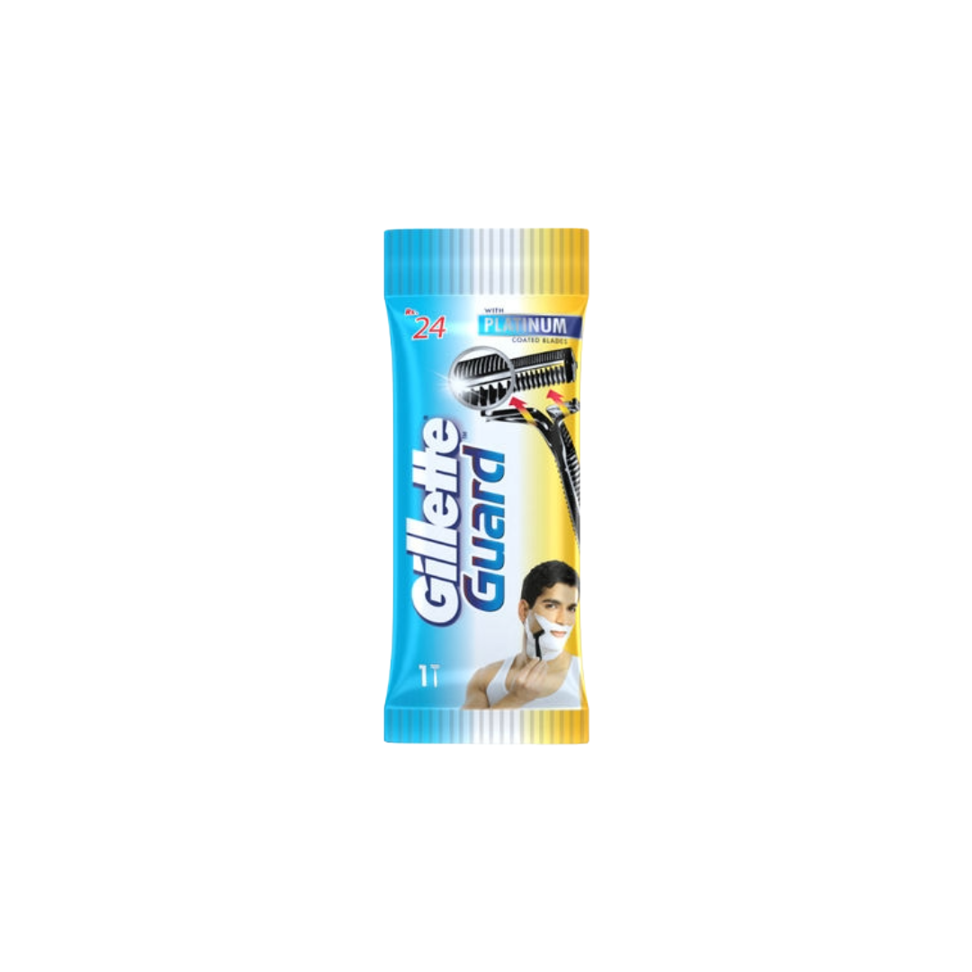 GILLETTE GUARD PLATINUM COATED BLADES 1 CARTRIDGES