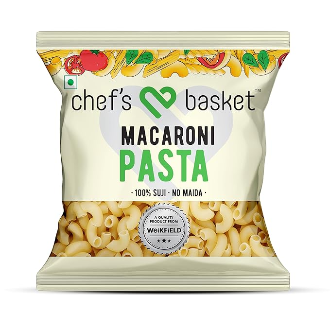 CHEFS BASKET MACARONI PASTA 90GM