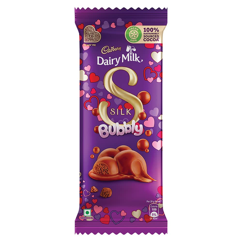 CADBURY DAIRY MILK SILK BUBBLY 120GM