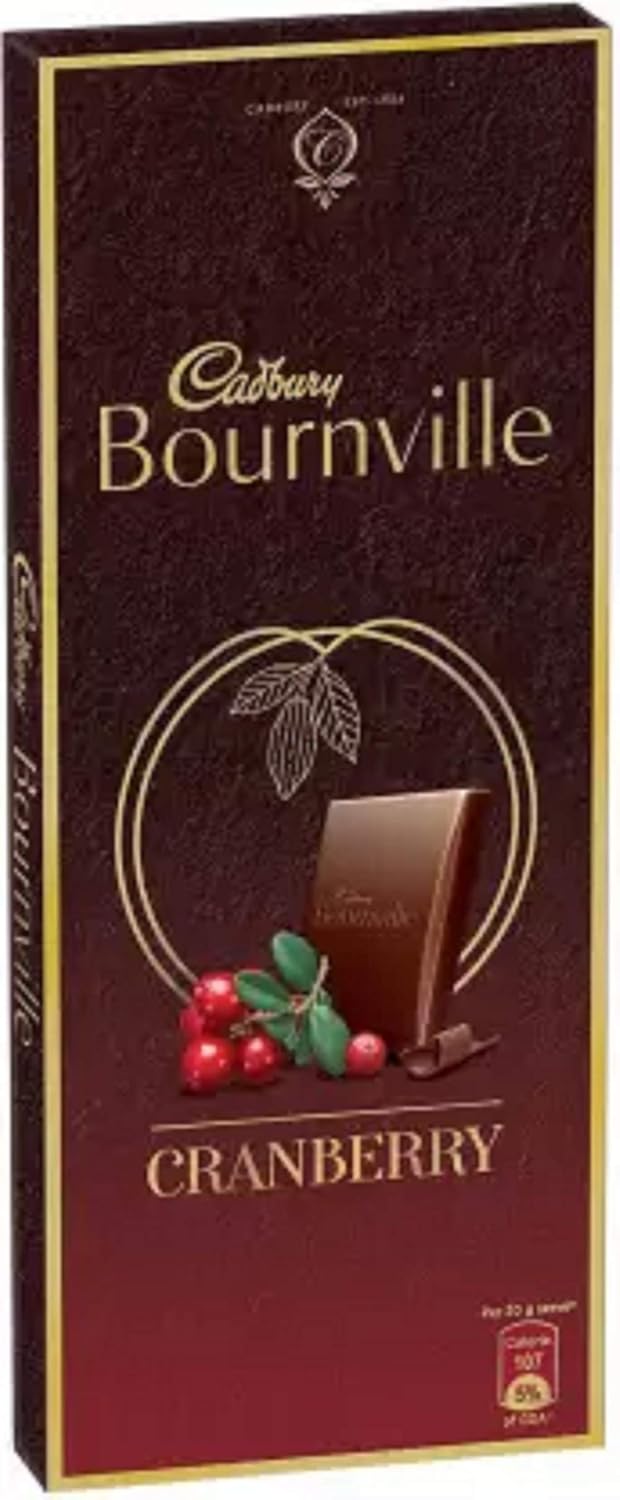 CADBURY BOURNVILLE CRANBERRY CHOCOLATE 80GM