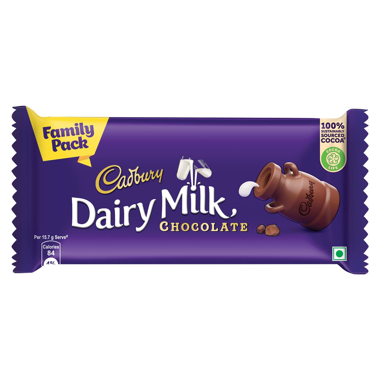 CADBURY DAIRY MILK FAMILY PACK 123GM
