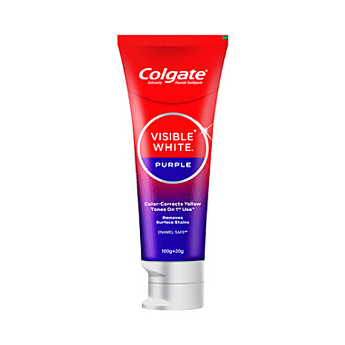 COLGATE VISIBLE WHITE PURPLE 120GM