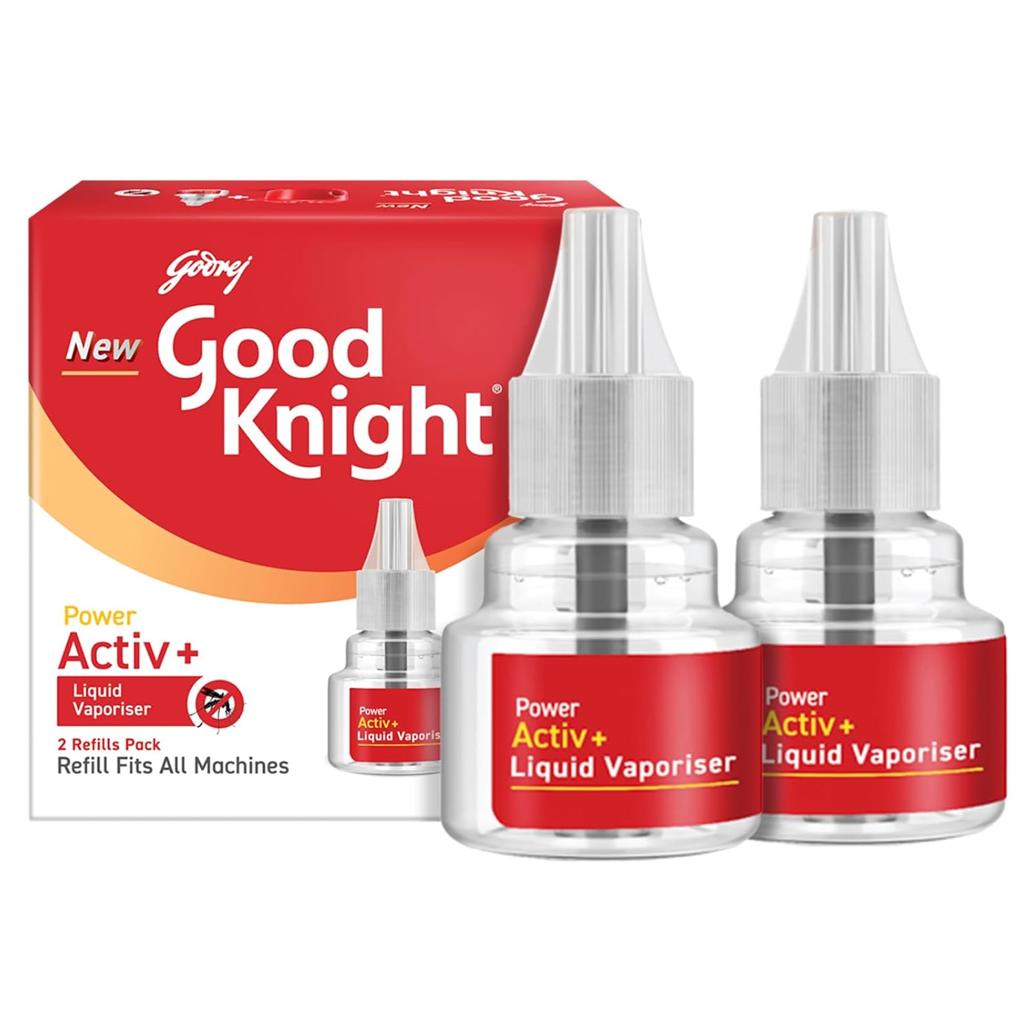 GOOD KNIGHT POWER ACTIV+ 2REFILLS PACK 45ML*2=90ML MRP-150/-