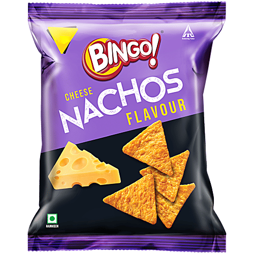 BINGO CHEESE NACHOS FLAVOUR 25GM