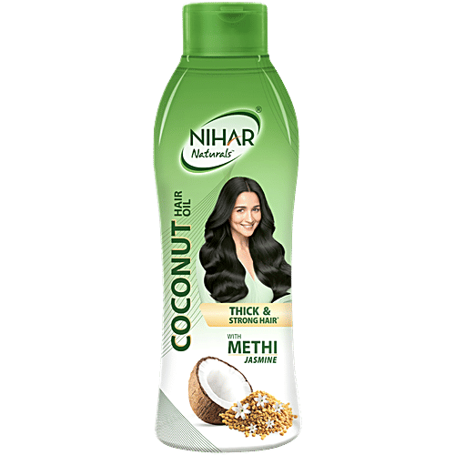NIHAR COCONUT WITH METHI JASMINE 200ML